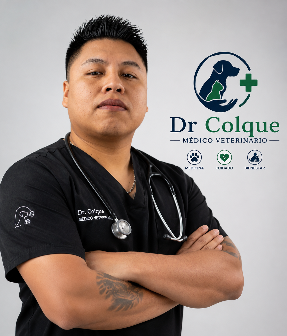 Dr. Colque, médico veterinario